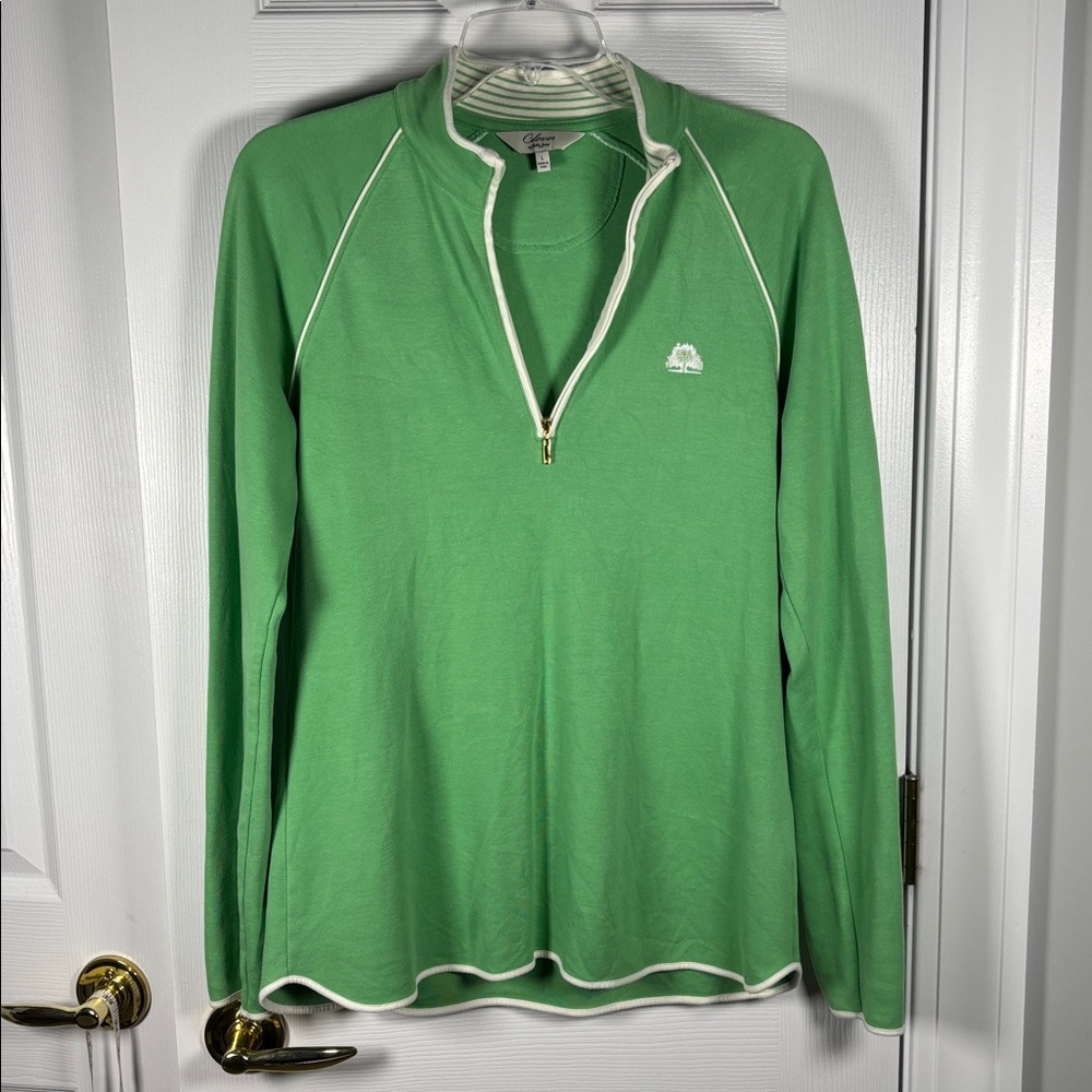 Clover by Bobby Jones Golf Pullover Green Large